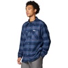 image:imageColumbia Cornell Woods Fleece Lined Shirt JacketCollegiate Navy Buffalo Tartan