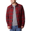 image:imageColumbia Cornell Woods Fleece Lined Shirt JacketRed Jasper Windowpane