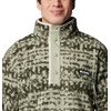 image:imageColumbia Helvetia II Printed Half Snap FleeceGreenscape Stippled Stripe