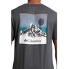 image:imageColumbia Kwick Hike Back Graphic Short Sleeve TeeBlack HeatherLinear View Multi