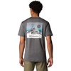 image:imageColumbia Kwick Hike Back Graphic Short Sleeve TeeBlack HeatherLinear View Multi
