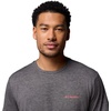 image:imageColumbia Kwick Hike Back Graphic Short Sleeve TeeBlack HeatherLinescape