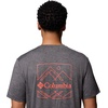 image:imageColumbia Kwick Hike Back Graphic Short Sleeve TeeBlack HeatherLinescape