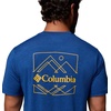 image:imageColumbia Kwick Hike Back Graphic Short Sleeve TeeCollegiate Navy HeatherLinescape