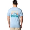 image:imageColumbia Kwick Hike Back Graphic Short Sleeve TeeRipple Blue HeatherLinear View Multi
