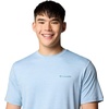 image:imageColumbia Kwick Hike Back Graphic Short Sleeve TeeRipple Blue HeatherLinear View Multi