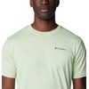 image:imageColumbia Kwick Hike Back Graphic Short Sleeve TeeSage Leaf HeatherMoonscape