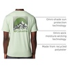 image:imageColumbia Kwick Hike Back Graphic Short Sleeve TeeSage Leaf HeatherMoonscape
