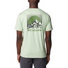 image:imageColumbia Kwick Hike Back Graphic Short Sleeve TeeSage Leaf HeatherMoonscape