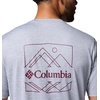 image:imageColumbia Kwick Hike Back Graphic Short Sleeve TeeTradewinds Grey HeatherLinescape