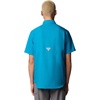 image:imageColumbia Mens Blood and Guts V Short Sleeve ShirtBlue Echo