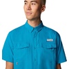 image:imageColumbia Mens Blood and Guts V Short Sleeve ShirtBlue Echo