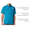 image:imageColumbia Mens Blood and Guts V Short Sleeve ShirtBlue Echo