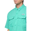 image:imageColumbia Mens Blood and Guts V Short Sleeve ShirtGlaze Green