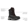 image:imageColumbia Mens Bugaboot IIIBlackBright Red
