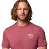image:imageColumbia Mens Collegiate PFG Tee Short SleeveFsu  Cabernet Heather