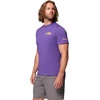 image:imageColumbia Mens Collegiate PFG Tee Short SleeveLsu  Vivid Purple Heather