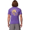 image:imageColumbia Mens Collegiate PFG Tee Short SleeveLsu  Vivid Purple Heather