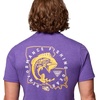 image:imageColumbia Mens Collegiate PFG Tee Short SleeveLsu  Vivid Purple Heather
