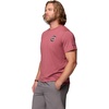 image:imageColumbia Mens Collegiate PFG Tee Short SleeveSc  Beet Heather