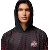 image:imageColumbia Mens Collegiate Super Terminal Tackle HoodieOs  BlackIntense Red