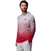image:imageColumbia Mens Collegiate Super Terminal Tackle HoodieOs  Columbia GreyIntense Red