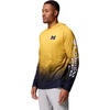 image:imageColumbia Mens Collegiate Super Terminal Tackle HoodieUm  YellowCollegiate Navy