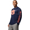image:imageColumbia Mens Collegiate Terminal Tackle Heather Long Sleeve ShirtAub  Collegiate Navy