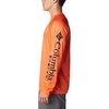 image:imageColumbia Mens Collegiate Terminal Tackle Heather Long Sleeve ShirtAub  Spark Orange Heather
