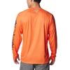 image:imageColumbia Mens Collegiate Terminal Tackle Heather Long Sleeve ShirtAub  Spark Orange Heather