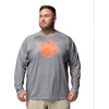 image:imageColumbia Mens Collegiate Terminal Tackle Heather Long Sleeve ShirtCle  Columbia Grey Heather