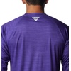 image:imageColumbia Mens Collegiate Terminal Tackle Heather Long Sleeve ShirtCle  Vivid Purple Heather