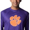 image:imageColumbia Mens Collegiate Terminal Tackle Heather Long Sleeve ShirtCle  Vivid Purple Heather