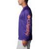 image:imageColumbia Mens Collegiate Terminal Tackle Heather Long Sleeve ShirtCle  Vivid Purple Heather