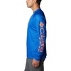 image:imageColumbia Mens Collegiate Terminal Tackle Heather Long Sleeve ShirtFla  Azul Heather