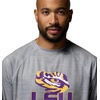 image:imageColumbia Mens Collegiate Terminal Tackle Heather Long Sleeve ShirtLsu  Columbia Grey Heather
