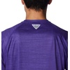 image:imageColumbia Mens Collegiate Terminal Tackle Heather Long Sleeve ShirtLsu  Vivid Purple Heather