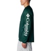 image:imageColumbia Mens Collegiate Terminal Tackle Heather Long Sleeve ShirtMs  Spruce Heather