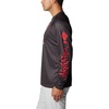image:imageColumbia Mens Collegiate Terminal Tackle Heather Long Sleeve ShirtNeb  Shark Heather
