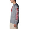 image:imageColumbia Mens Collegiate Terminal Tackle Heather Long Sleeve ShirtOs  Columbia Grey Heather