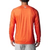 image:imageColumbia Mens Collegiate Terminal Tackle Heather Long Sleeve ShirtOsu  Tangy Orange Heather