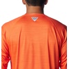 image:imageColumbia Mens Collegiate Terminal Tackle Heather Long Sleeve ShirtOsu  Tangy Orange Heather