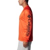 image:imageColumbia Mens Collegiate Terminal Tackle Heather Long Sleeve ShirtOsu  Tangy Orange Heather