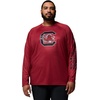 image:imageColumbia Mens Collegiate Terminal Tackle Heather Long Sleeve ShirtSc  Beet Heather