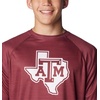 image:imageColumbia Mens Collegiate Terminal Tackle Heather Long Sleeve ShirtTam  Deep Maroon Heather