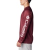image:imageColumbia Mens Collegiate Terminal Tackle Heather Long Sleeve ShirtTam  Deep Maroon Heather