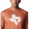 image:imageColumbia Mens Collegiate Terminal Tackle Heather Long Sleeve ShirtTex  Cedar Heather
