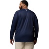 image:imageColumbia Mens Collegiate Terminal Tackle Heather Long Sleeve ShirtUm  Collegiate Navy Heather
