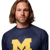 image:imageColumbia Mens Collegiate Terminal Tackle Heather Long Sleeve ShirtUm  Collegiate Navy Heather
