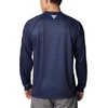 image:imageColumbia Mens Collegiate Terminal Tackle Heather Long Sleeve ShirtWv  Collegiate Navy Heather